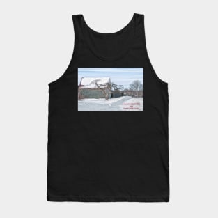 Winter Is Our Guest Christmas Card Tank Top